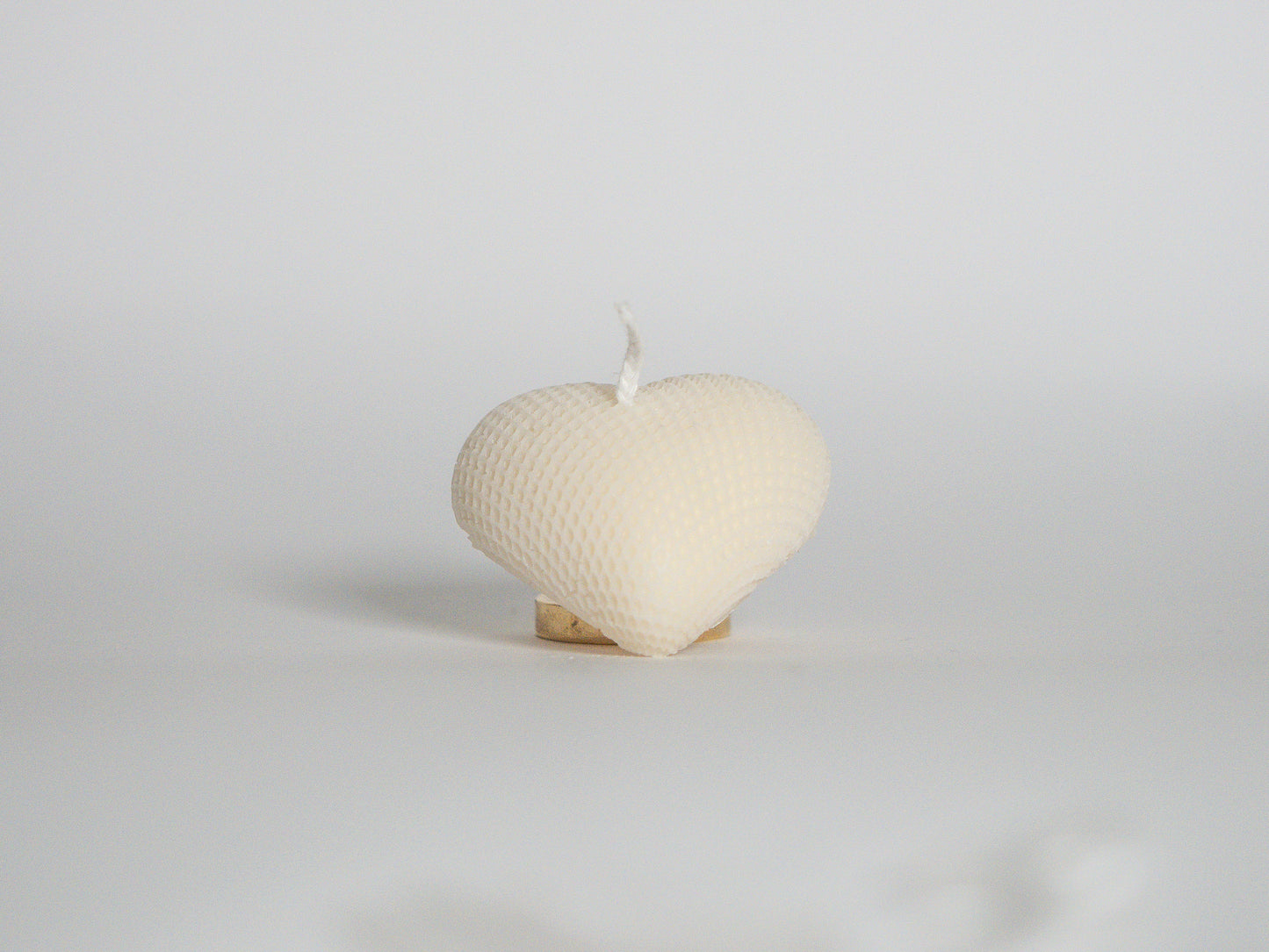 Heart candle small