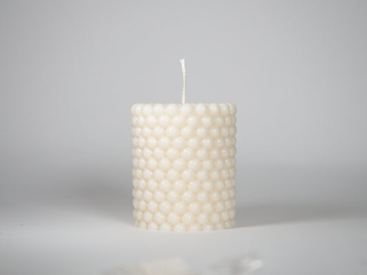 Round bubble candle