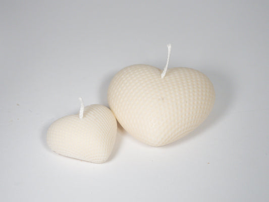 Heart candle small