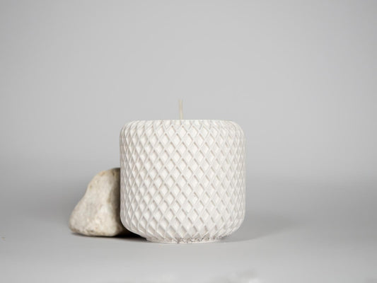 Texture keramik candle
